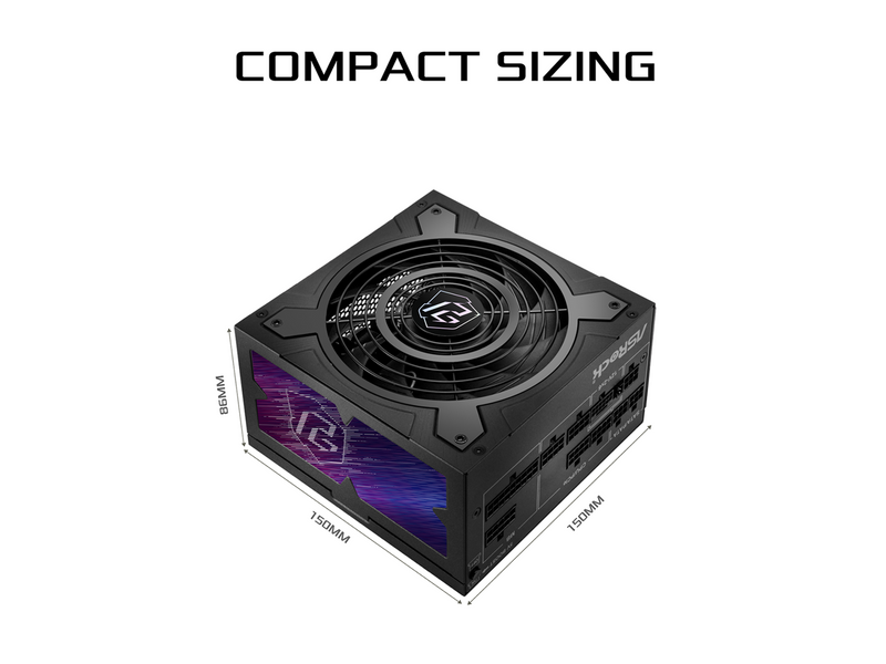 ASRock Phantom Gaming PG-750G 750W 80 PLUS GOLD & Cybenetics PLATINUM Full