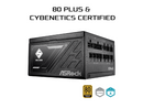 ASRock Steel Legend SL-1000G 1000W 80 PLUS GOLD & Cybenetics PLATINUM Full