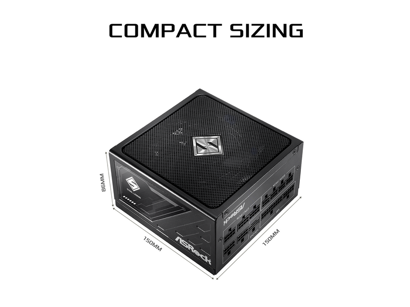 ASRock Steel Legend SL-850G 850W 80 PLUS GOLD & Cybenetics PLATINUM Full Modular
