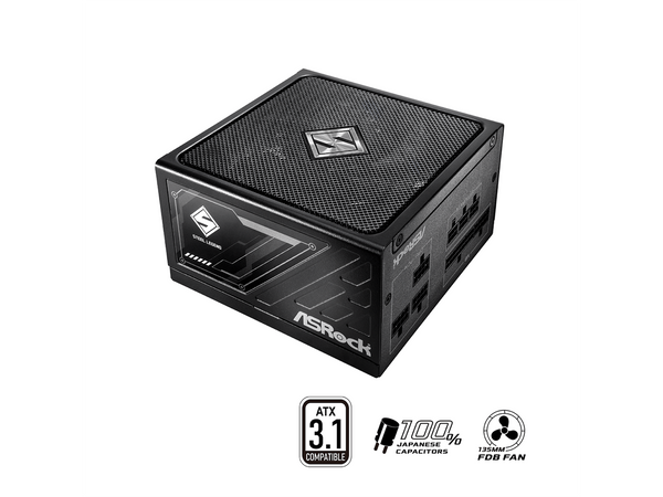 ASRock Steel Legend SL-650G 650W 80 PLUS GOLD & Cybenetics PLATINUM Full Modular