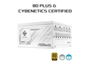 ASRock Steel Legend SL-1200GW 1200W 80 PLUS GOLD & Cybenetics PLATINUM Full