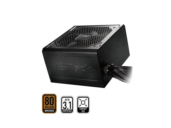 ASRock PRO Series PRO-650B 650 W ATX 3.1 Compatible 80 PLUS BRONZE Certified