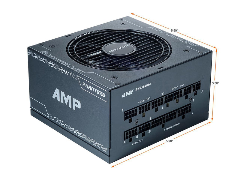 Phanteks (PH-P1000G) AMP Series 1000W 80PLUS Gold, ATX Power Supply, Fully