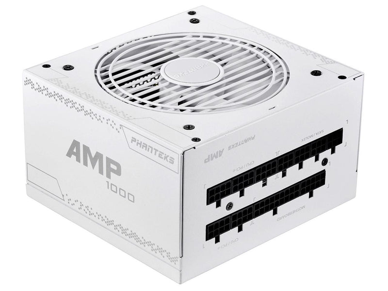 Phanteks AMP 1000W V2 80PLUS Gold White Edition, ATX Power Supply, 12VHPWR