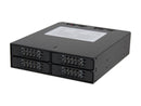 ICY DOCK MB994SP-4SB-1 4 x 2.5" SSD/HD in 1 x 5.25" Bay SATA Hot-Swap Backplane