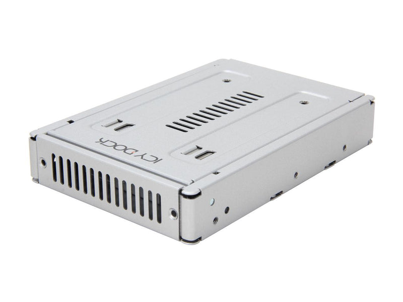 ICY DOCK MB982IP-1S-1 Full Metal Dual Channel 2.5" to 3.5" SAS Hard Drive & SSD