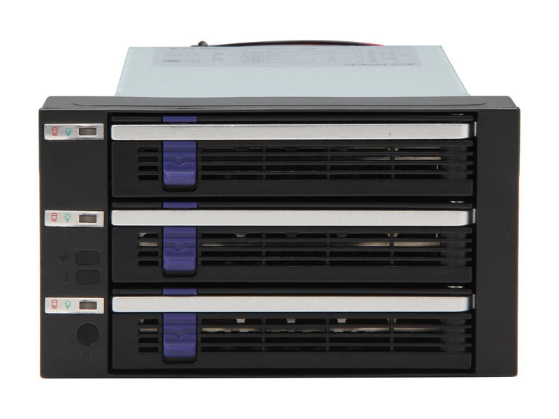 ICY DOCK MB153SP-B | 3 x 2.5"/3.5" SATA/SAS Hard Drive Backplane Cage in 2X