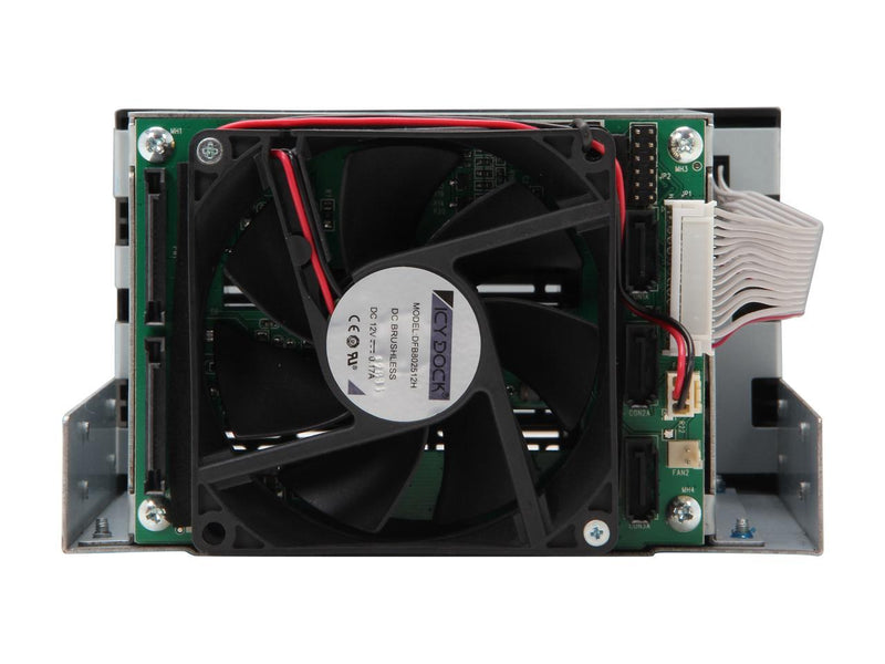 ICY DOCK MB153SP-B | 3 x 2.5"/3.5" SATA/SAS Hard Drive Backplane Cage in 2X