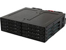 ICY DOCK MB998SP-B ToughArmor 8 x 2.5" SATA 6Gbps 7mm HDD / SSD Mobile Rack /