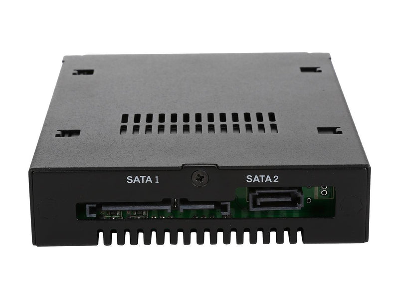 ICY DOCK MB492SKL-B Industrial Full Metal 2 x 2.5" SATA/SAS HDD & SSD Mobile