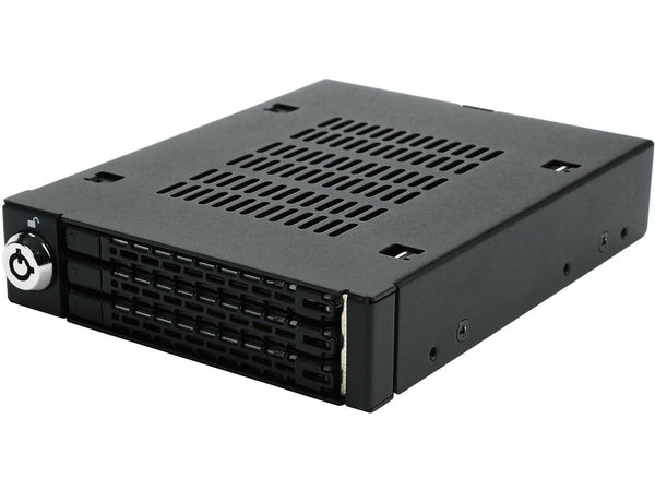 ICY DOCK MB993SK-B Triple Bay 2.5" SAS/SATA HDD & SSD Mobile Rack For 3.5" Front