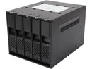 ICY DOCK Tray-less 5 Bay 3.5 SATA Hard Drive Hot Swap Backplane / Cage / Mobile