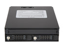 ICY DOCK MB994IKO-3SB Rugged Full Metal 2 Bay 2.5" SAS/SATA HDD & SSD Backplane