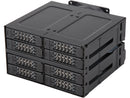 ICY DOCK MB508SP-B Rugged Full Metal 8 Bay 2.5" SAS/SATA SSD/HDD Backplane Cage