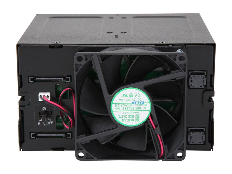 ICY DOCK MB508SP-B Rugged Full Metal 8 Bay 2.5" SAS/SATA SSD/HDD Backplane Cage