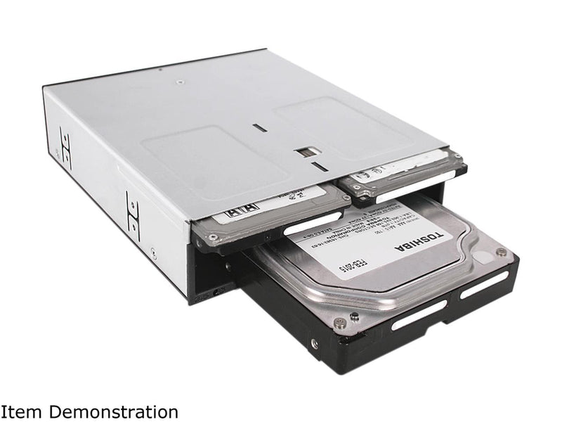 ICY DOCK flexiDOCK MB095SP-B 2 x 2.5" & 1 x 3.5" SATA HDD/SSD Removable Docking