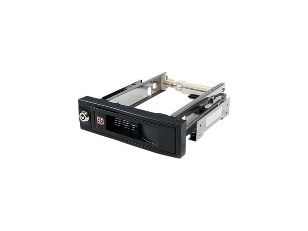 StarTech.com HSB100SATBK 5.25in Trayless Hot Swap Mobile Rack for 3.5in Hard