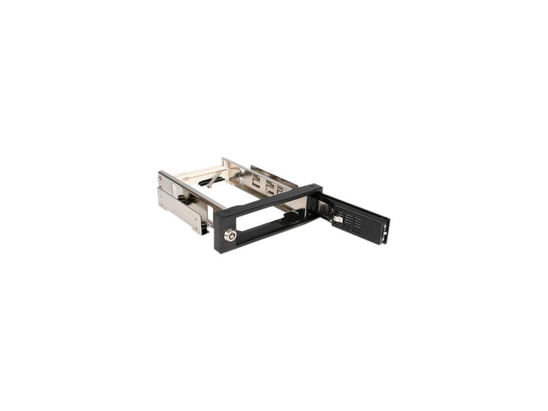 StarTech.com HSB100SATBK 5.25in Trayless Hot Swap Mobile Rack for 3.5in Hard