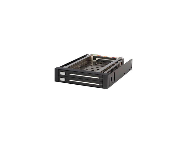 StarTech.com HSB220SAT25B 2 Drive 2.5in Trayless Hot Swap SATA Mobile Rack