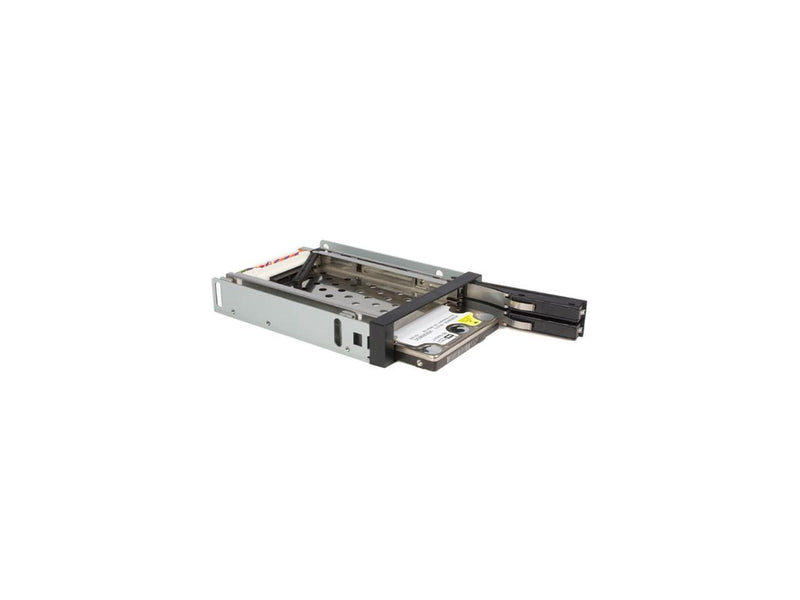 StarTech.com HSB220SAT25B 2 Drive 2.5in Trayless Hot Swap SATA Mobile Rack
