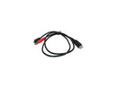 StarTech.com USB2HAUBY3 Black 3 ft USB Y Cable for External Hard Drive