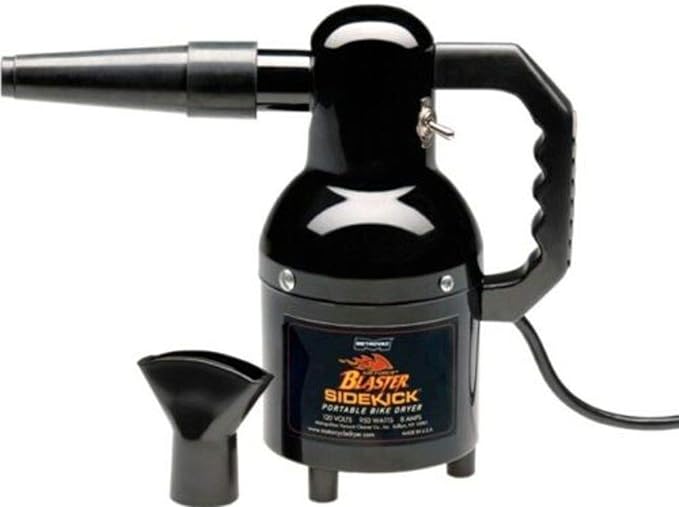 METROVAC Air Force Blaster Sidekick Air Dryer Metro Vacuum SK-1 - Black - Like New