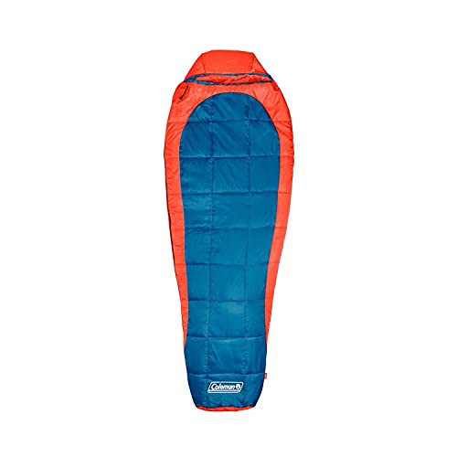 Coleman Kompact Mummy Sleeping Bag 25 Degrees 2000037964 Spider Mum/Tiger Lily Like New