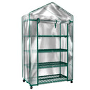HOME-COMPLETE 4 Tier Mini Greenhouse Portable Greenhouse PVC Cover HC-4201-IMP - Like New