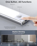 5-Pack Under Cabinet Lighting, Upgraded 2000mAh Rechargeable Wireless - Like New