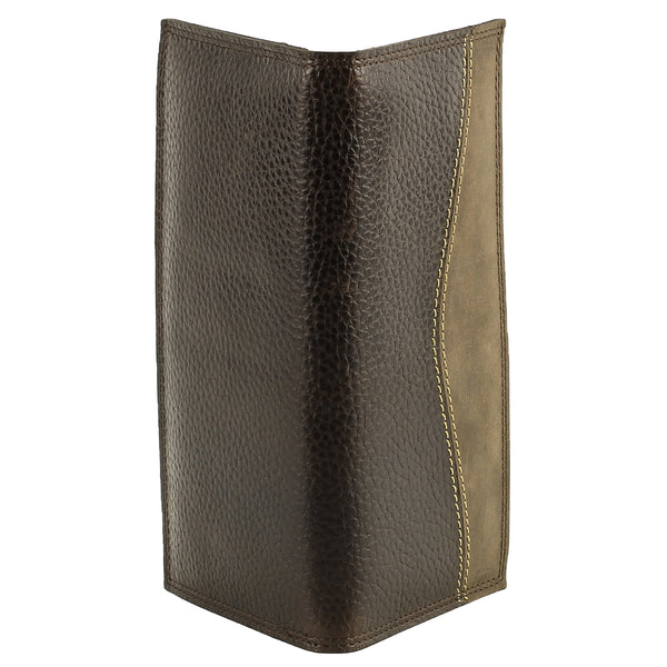 Tall Rodeo Wallet Two Tone Brown