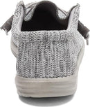 Hey Dude Men's Wally Sox Retired Men’s Shoes 111033000 - size 10 - GREY - Like New