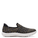 CLARKS WOMEN'S ADELLA STEP SNEAKER DARK OLIVE SIZE 8 - Like New