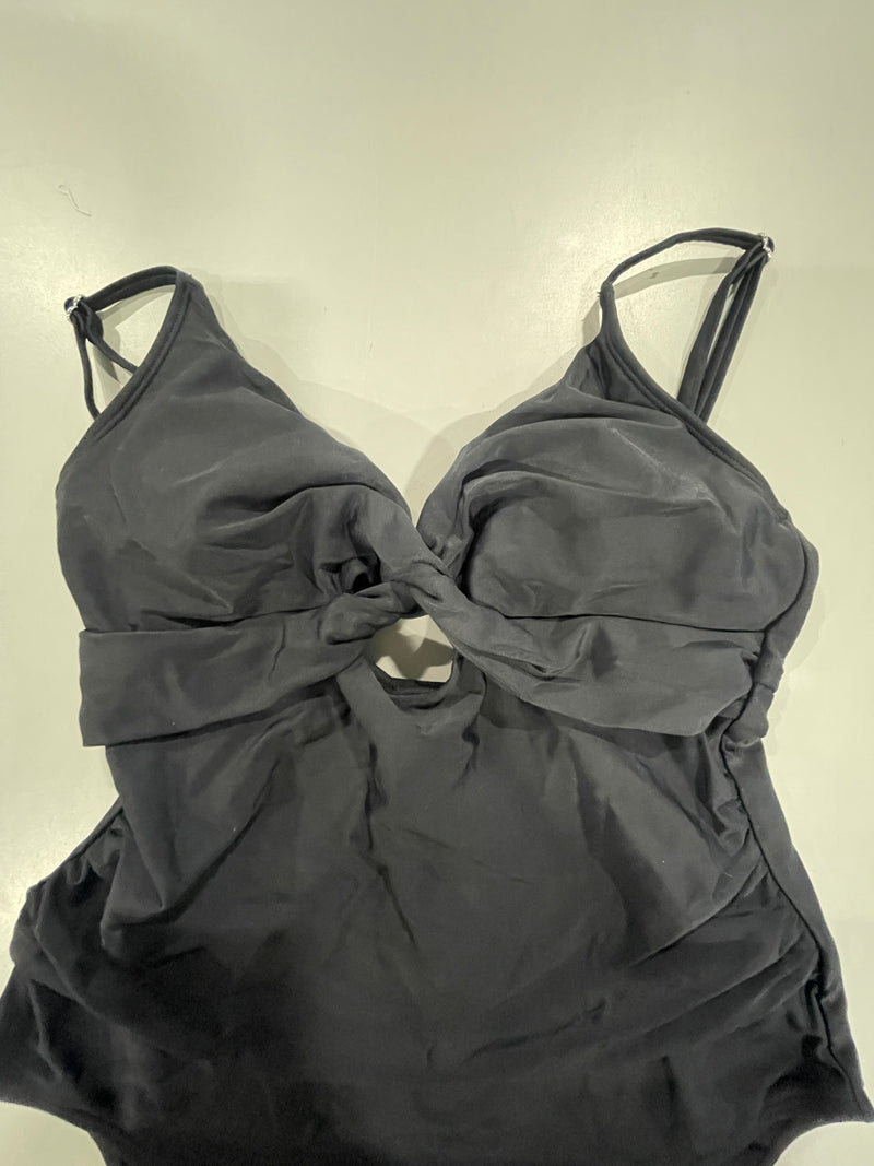 CUPSHE ONE PIECE SWIM SUIT - SIZE: WOMEN M - BLACK - Like New