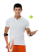SIMIEN TENNIS ELBOW BRACE, TENNIS & GOLFER'S, ONE SIZE 2-COUNT - BLACK - Like New