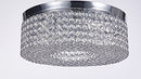 Paris Lighting Flush Mount Crystal Chandeliers Light Fixture PL-MLS/X-W20-6L-S - Brand New