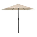 ASTELLA 9'RD CRANK OPEN TILTING MARKET UMBRELLA - ANTIQUE BEIGE - Like New