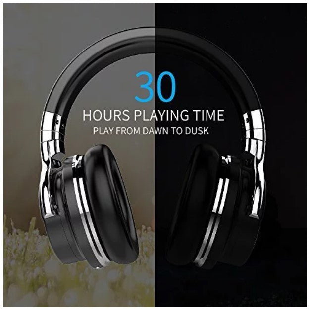 COWIN E7 Wireless Bluetooth Headphones E7-BLK Black - Scratch & Dent