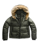 B07MH8JQWZ The North Face Women's Dealio Down Crop Jacket Size Large - Green - Brand New