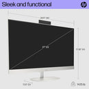 HP AIO Desktop PC, 27" FHD i5-1335U 16GB 512GB SSD, 27-cr0070 (2023) - White - Like New