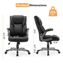 MCQ Office Chair Ergonomic Desk Executive Height Adjustable C-2822-BK - Black - Like New