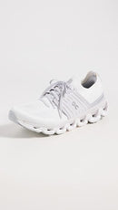 ON WOMEN'S CLOUDSWIFT 3 SNEAKERS - SIZE: WOMEN 8 (AU/UK W6) - WHITE/FROST - Like New