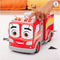 DISNEY JUNIOR FIREBUDS, BO & FLASH FIGURE & FIRE TRUCK SET WITH VROOMLINK - RED - Like New