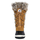 HZSTAY Women's Cow Suede Leather Boots Warm Waterproof Mid Calf Duck Size: 10 - Like New
