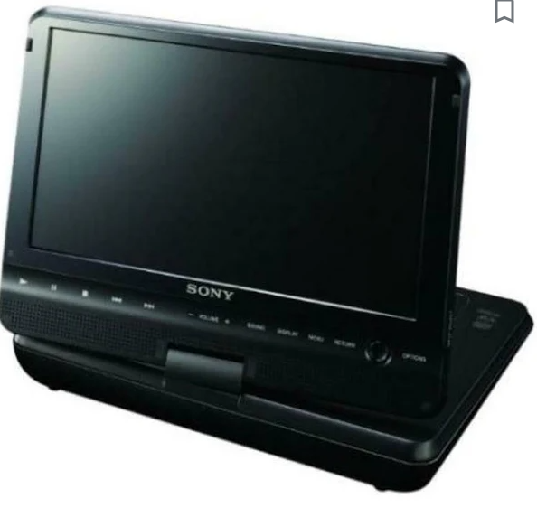 For Parts: Sony DVP-FX96 9" Portable DVD Player - Black BATTERY DEFECTIVE