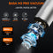 GENERIC POCKET CAR VACUUM, CORDLESS 50 MINS RUNTIME, 17000PA, 2.5H, M3 - SILVER - Like New