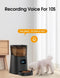WOPET 6L Automatic Dispenser WiFi Cat Feeder APP Remote Feeding - BLACK Like New