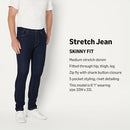 AEMN30315M25 AMAZON ESSENTIALS MEN'S MEDIUM STRETCH SKINNY Jeans 30Wx32L RINSE - Brand New