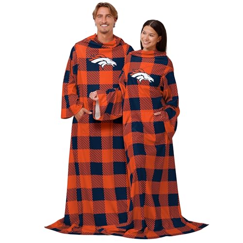 FOCO NFL unisex-adult Nfl Team Logo Oversized Wearable Throw Blanket - Brand New