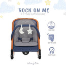 Dream on Me Rock With Me 2-in-1 Baby Rocker and Stationary Seat, 0-6 Months - Like New