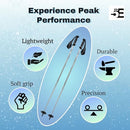 5th Element Stealth 2 Ski Poles for Adults Designed for Snow Skiing 110cm -White - Like New